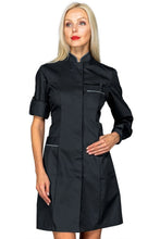 Carica l'immagine nel visualizzatore di Gallery, Camice Venezia Nero profilo grigio