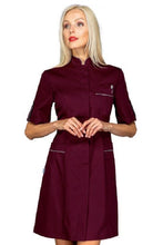 Carica l'immagine nel visualizzatore di Gallery, Camice Venezia Bordeaux profilo grigio