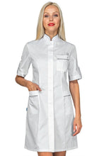 Carica l'immagine nel visualizzatore di Gallery, Camice Venezia Bianco profilo grigio