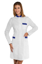 Carica l'immagine nel visualizzatore di Gallery, Camice da Donna coreano Catalina bianco e blu