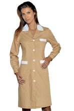 Carica l'immagine nel visualizzatore di Gallery, Camice Donna Positano bordato Biscotto Cacao