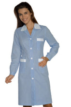 Carica l'immagine nel visualizzatore di Gallery, Camice Donna Positano Rigatino bordato polycotone - ITALIADIVISE