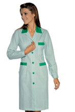 Carica l'immagine nel visualizzatore di Gallery, Camice Donna Positano Rigatino bordato polycotone - ITALIADIVISE