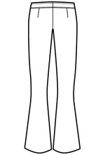 Carica l'immagine nel visualizzatore di Gallery, Pantalone Zampa rear