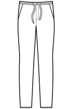 Carica l'immagine nel visualizzatore di Gallery, Pantalone Slim Zip disegno front