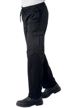 Carica l'immagine nel visualizzatore di Gallery, Pantaloni unisex Pantachef Multitasche Neri 044001