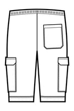 Carica l'immagine nel visualizzatore di Gallery, Pantacargo disegno rear