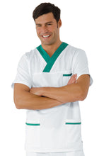 Carica l'immagine nel visualizzatore di Gallery, Casacca collo a V bordo verde 045204