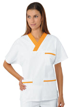 Carica l'immagine nel visualizzatore di Gallery, Casacca collo a V bordo albicocca 045213