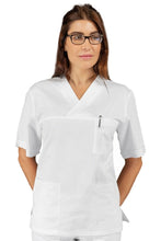 Carica l'immagine nel visualizzatore di Gallery, Casacca collo a V maniche corte 045900M