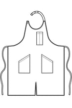 Carica l'immagine nel visualizzatore di Gallery, Sommelier con spacco disegno