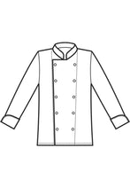 Carica l'immagine nel visualizzatore di Gallery, Giacca cuoco isacco enrica disegno front