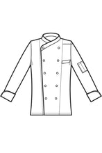Carica l'immagine nel visualizzatore di Gallery, Giacca chef Lima pechino disegno front