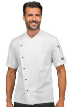 Carica l'immagine nel visualizzatore di Gallery, Giacca Cuoco Erickson polycotone Bianca mm 058490