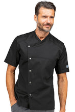 Carica l'immagine nel visualizzatore di Gallery, Giacca Cuoco Erickson polycotone Nera mm 058491