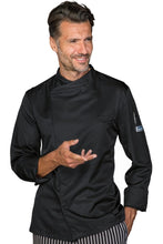 Carica l'immagine nel visualizzatore di Gallery, Giacca cuoco Tokyo nera 058981