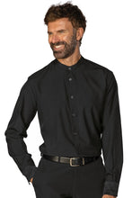 Carica l'immagine nel visualizzatore di Gallery, Camicia Detroit nera tecnostretch