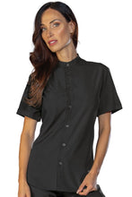 Carica l'immagine nel visualizzatore di Gallery, Camicia Detroit nera tecnostretch