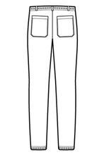 Carica l'immagine nel visualizzatore di Gallery, Pantalone Richmond disegno rear