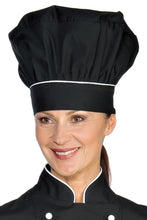 Carica l'immagine nel visualizzatore di Gallery, Cappello cuoco nero+bianco 075220