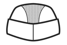 Carica l'immagine nel visualizzatore di Gallery, Bustina bianca isacco con rete 079000