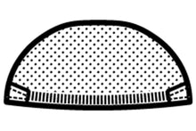 Carica l'immagine nel visualizzatore di Gallery, Cuffietta Donna disegno rear