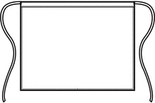 Carica l'immagine nel visualizzatore di Gallery, Grembiule vita senza tasca 46 cm disegno