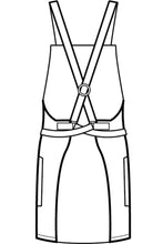 Carica l'immagine nel visualizzatore di Gallery, Grembiule Oxford disegno rear