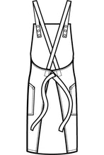 Carica l'immagine nel visualizzatore di Gallery, Grembiule Watson disegno rear