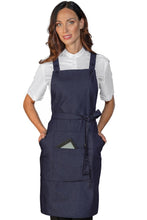 Carica l'immagine nel visualizzatore di Gallery, Grembiule Samurai stone denim
