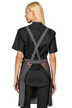 Carica l'immagine nel visualizzatore di Gallery, Grembiule Milford black jeans 088841