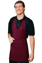 Carica l'immagine nel visualizzatore di Gallery, Grembiule Bistro Bordeaux 090103
