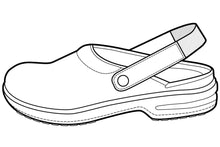 Carica l'immagine nel visualizzatore di Gallery, Zoccoli con puntale isacco disegno