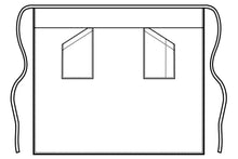 Carica l'immagine nel visualizzatore di Gallery, Grembiule Versailles senza spacco disegno