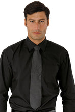 Carica l'immagine nel visualizzatore di Gallery, Cravatta punto spillo nera 115221