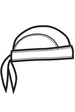 Carica l'immagine nel visualizzatore di Gallery, Bandana isacco disegno side