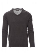 Carica l'immagine nel visualizzatore di Gallery, Maglia business uomo collo a V grigia