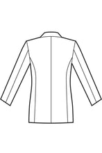 Carica l'immagine nel visualizzatore di Gallery, Disegno giacca uomo 2 bottoni rear