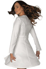 Carica l'immagine nel visualizzatore di Gallery, Abitino Salonicco Boheme bianco non stiro