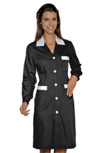 Carica l'immagine nel visualizzatore di Gallery, Camice Donna Positano Nero bordato