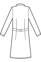 Carica l'immagine nel visualizzatore di Gallery, Camice Donna Vichy disegno rear