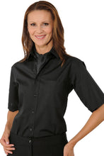 Carica l'immagine nel visualizzatore di Gallery, Camicia uomo isacco mm nera