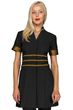 Carica l'immagine nel visualizzatore di Gallery, Casacca Cheyenne nera e Lurex Gold