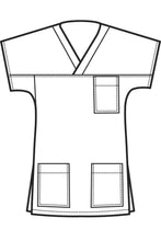 Carica l'immagine nel visualizzatore di Gallery, Casacca collo a v Disegno front