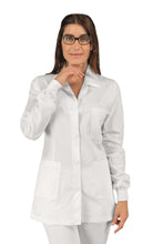 Carica l'immagine nel visualizzatore di Gallery, Casacca Ginevra bianca in cotone