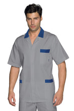 Carica l'immagine nel visualizzatore di Gallery, Casacca Peter Light Grigia bordi blu