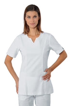 Carica l'immagine nel visualizzatore di Gallery, Casacca Tiffany in cotone Bianca