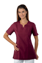 Carica l'immagine nel visualizzatore di Gallery, Casacca Tiffany in polycotone light Bordeaux