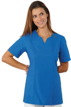 Carica l'immagine nel visualizzatore di Gallery, Casacca Tiffany in cotone azzurra