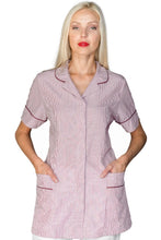 Carica l'immagine nel visualizzatore di Gallery, 004713 Casacca Zama riga bordeaux